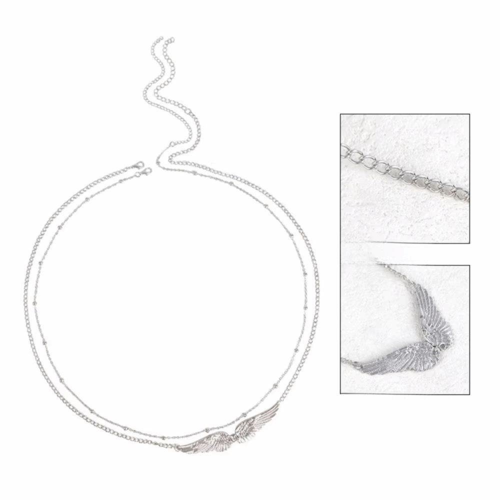 Trendy Elegant Double Layer Wi - Body Jewelry Beach review and price