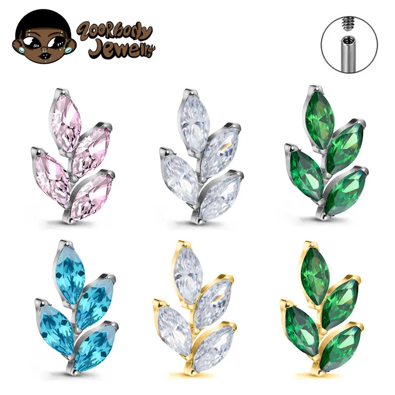 G23 Titanium Gem CZ Ear Conch  - Zoor Body Jewelry review and price