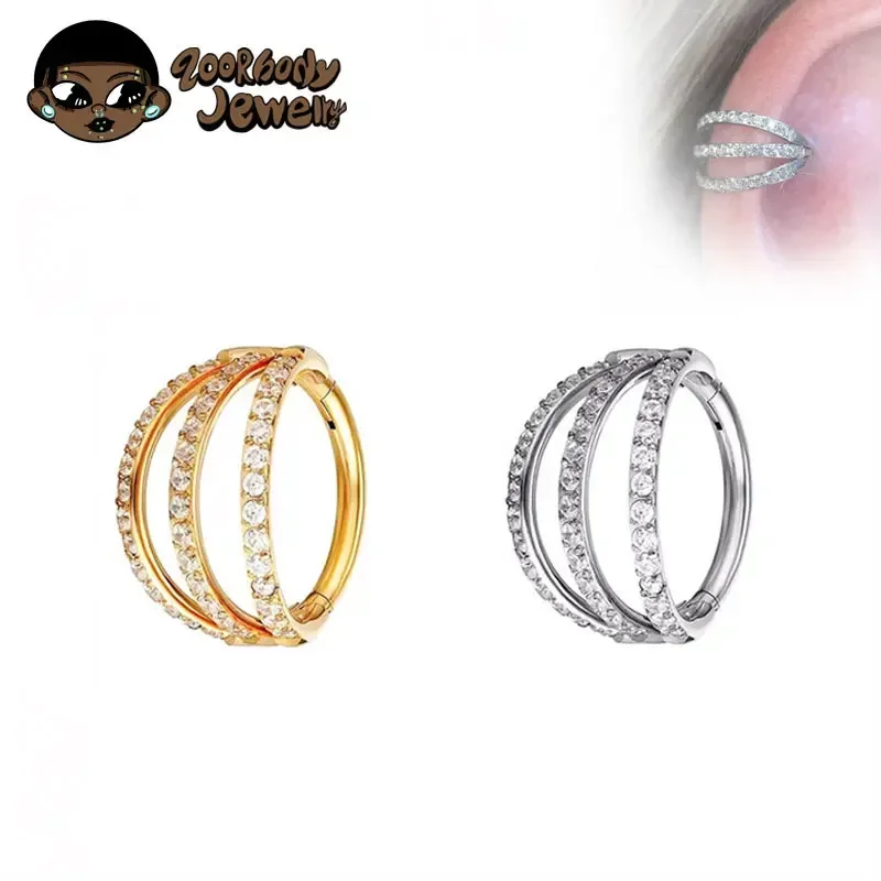 G23 Titanium Hinged Segment No - Zoor Body Jewelry review and price