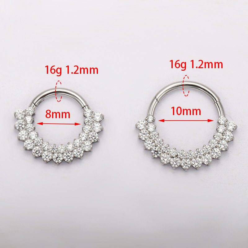 ASTM F136 Titanium Clicker Sep - Zoor Body Jewelry review and price