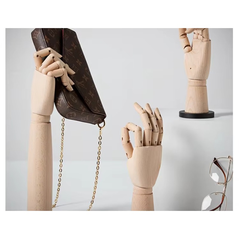 Solid Wood Hand Mannequin Rack - Body Jewelry In Store review and price