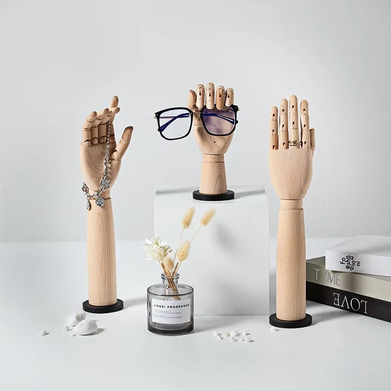Solid Wood Hand Mannequin Rack - Body Jewelry In Store review and price