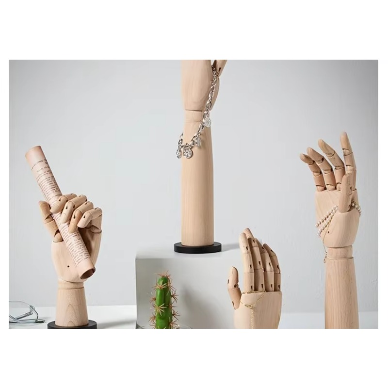 Solid Wood Hand Mannequin Rack - Body Jewelry In Store review and price