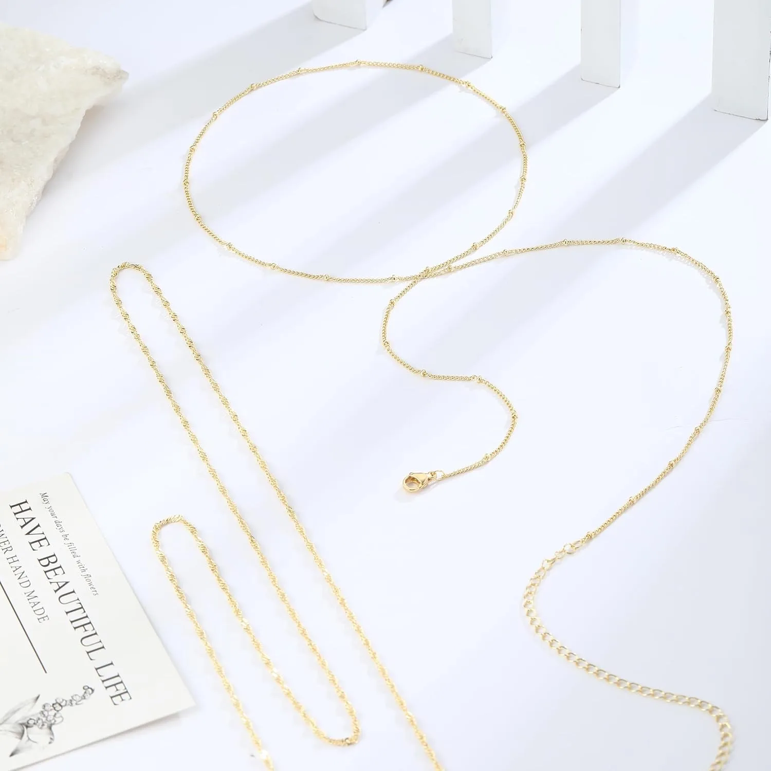 14k Gold Plated 26-33Inch Adju - Body Jewelry Gold review and price