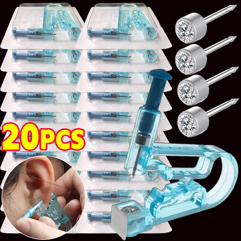1/20pcs Blue Disposable Ear Pi - Body Jewelry Factory review and price