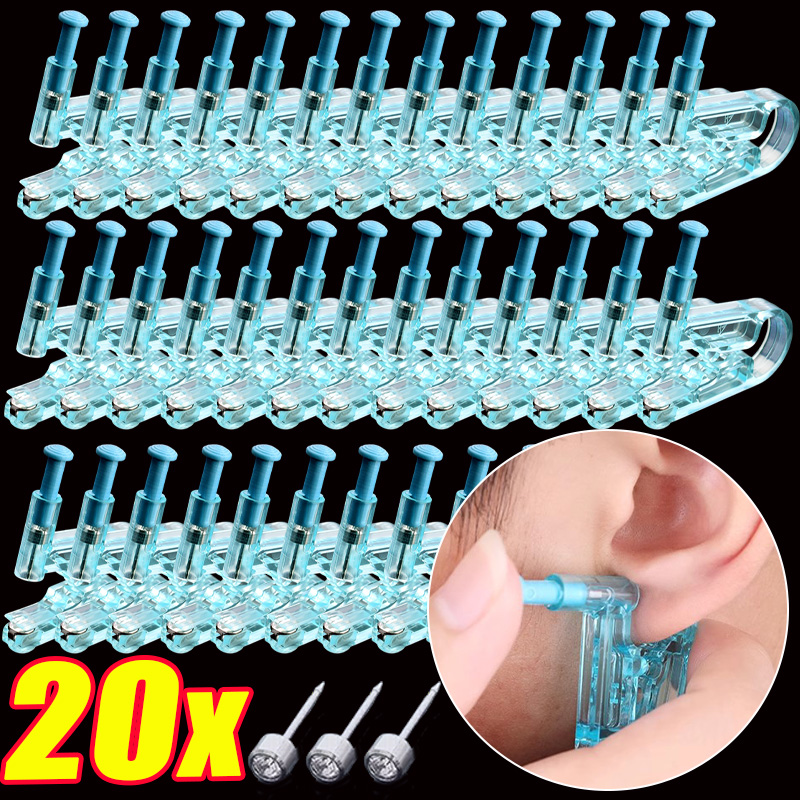 1/20pcs Blue Disposable Ear Pi - Body Jewelry Factory review and price