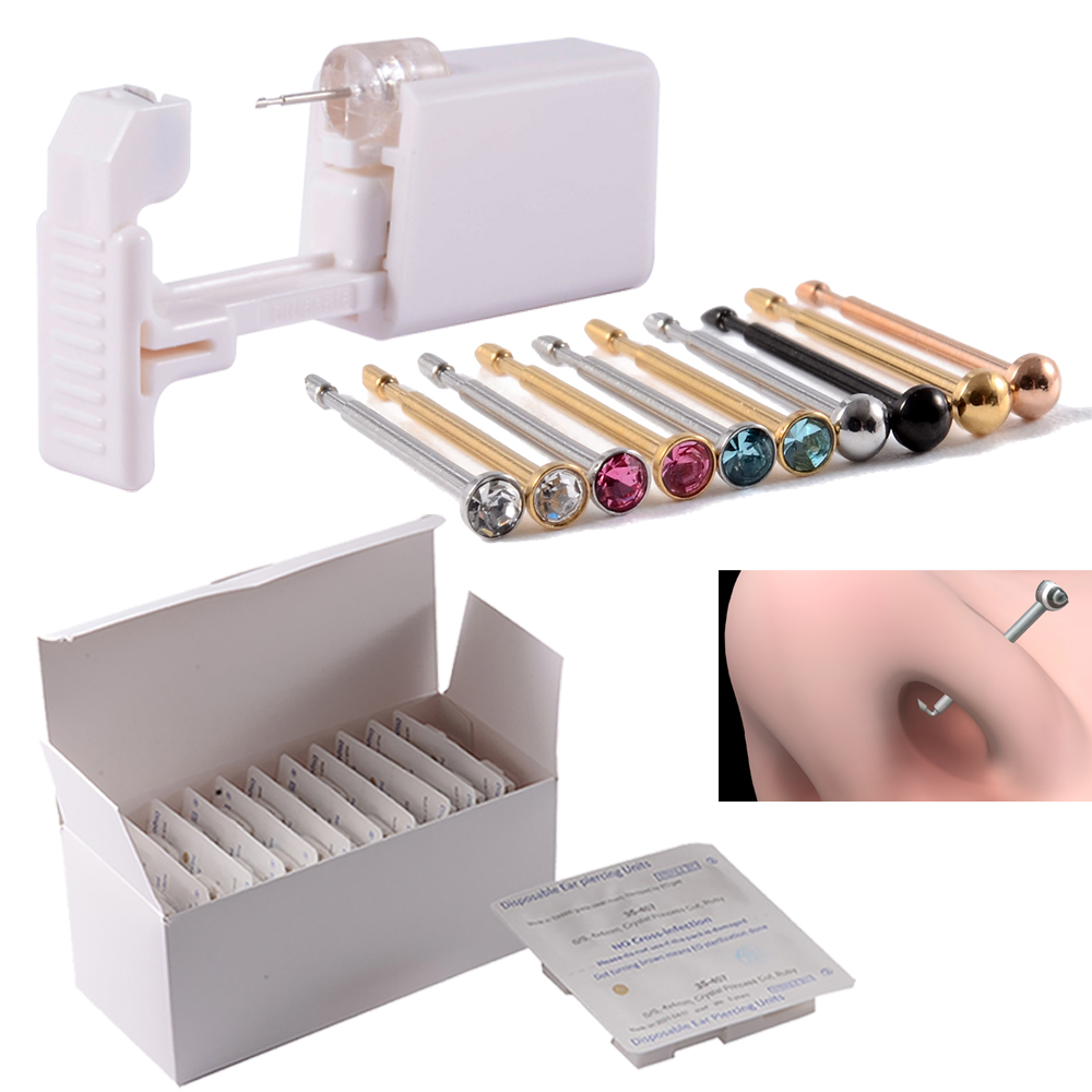24PCS/Box Disposable Safe Ster - Body Jewelry Factory review and price