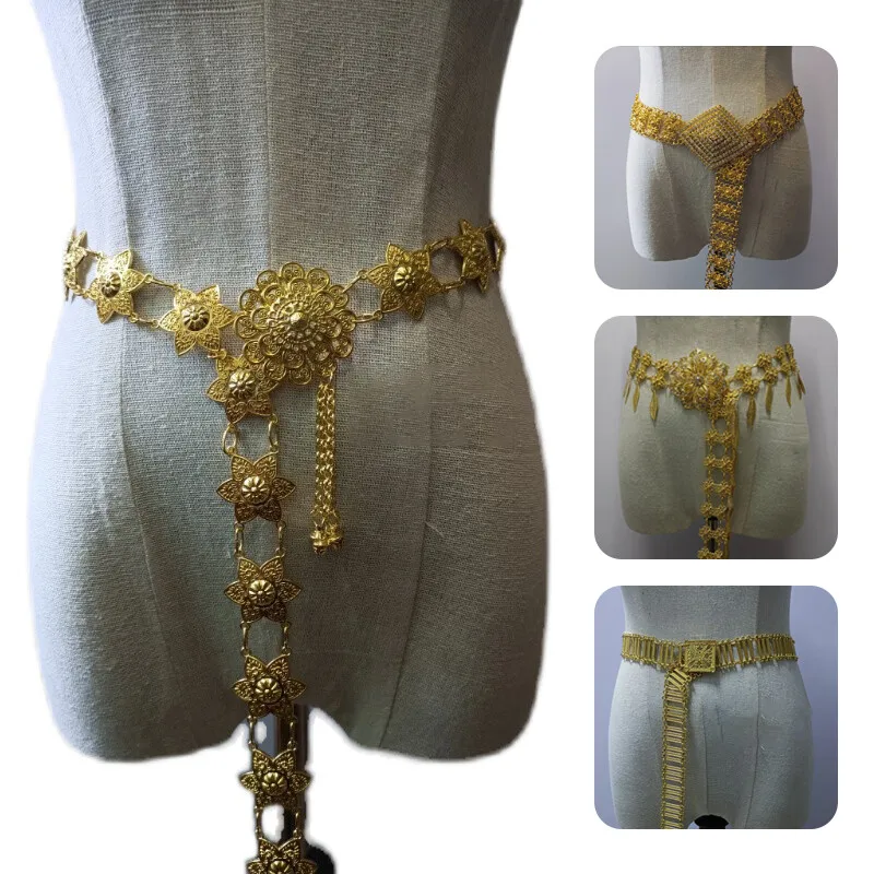 1PC Metal Thailand Waist Chain - Body Jewelry Gold review and price