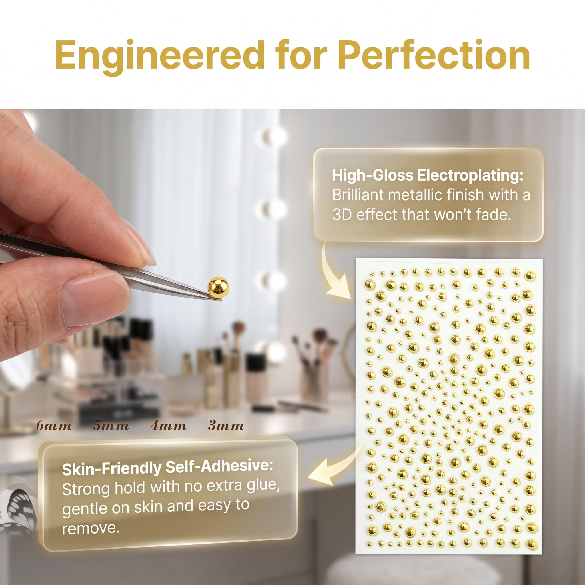 Face Body Ring Stickers Self A - Body Jewelry Piercing review and price