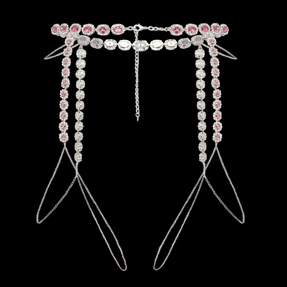 Stonefans Round Pink Thigh Cha - Body Jewelry Leg Chain review and price
