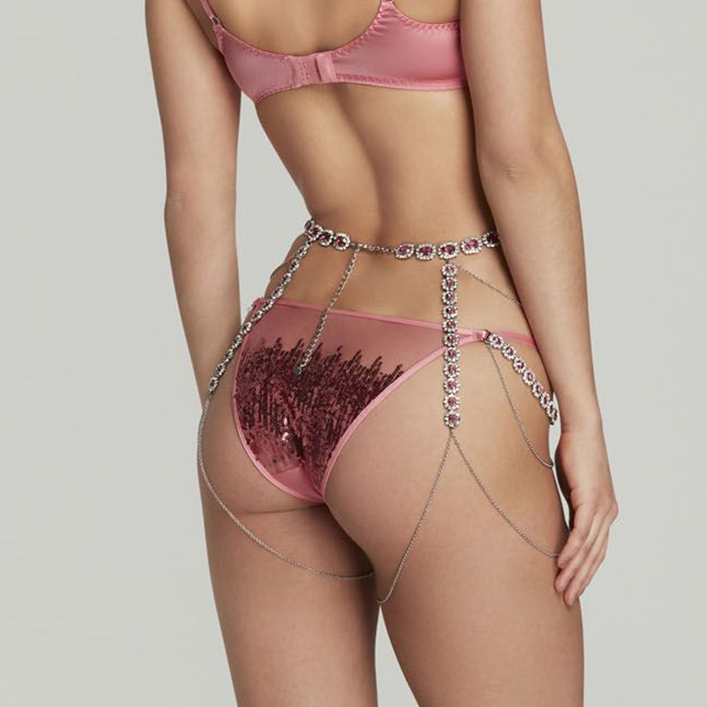 Stonefans Round Pink Thigh Cha - Body Jewelry Leg Chain review and price