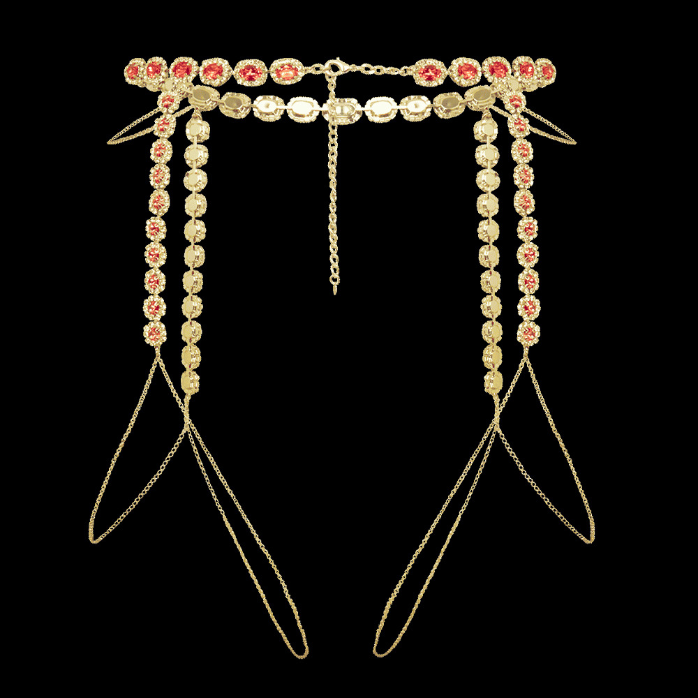 Stonefans Round Pink Thigh Cha - Body Jewelry Leg Chain review and price