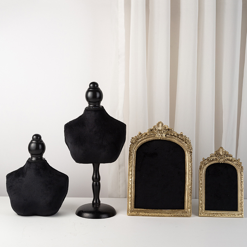 Black Velvet Bust Form Jewelry - Body Jewelry In Store review and price