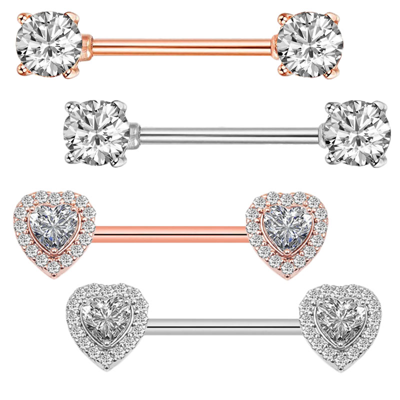 2Pcs Fashion High Quality Zirc - Body Jewelry Quality review and price